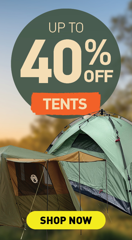 Up to 40% Tents