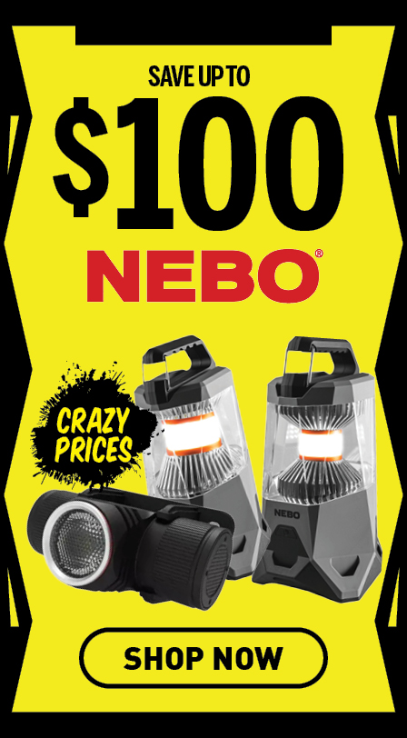 up to $100 off Nebo