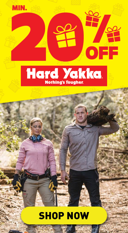 20% Off Hard Yakka