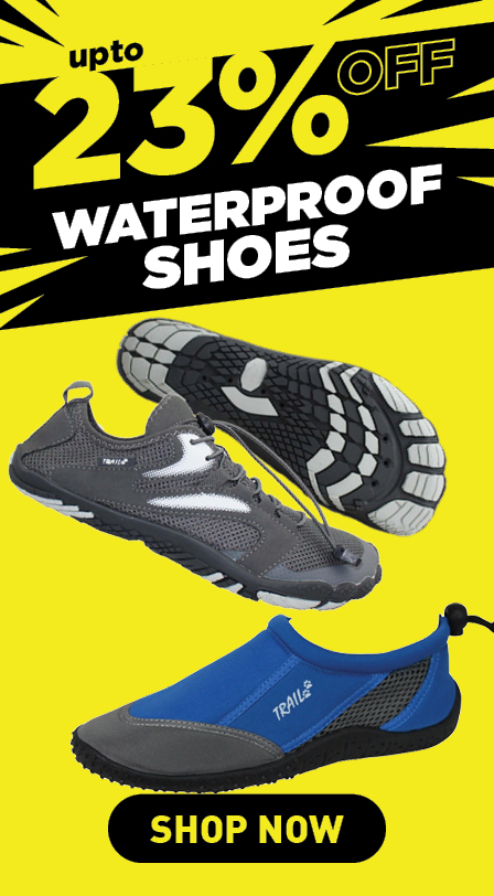 up to 23% off waterproof shoes