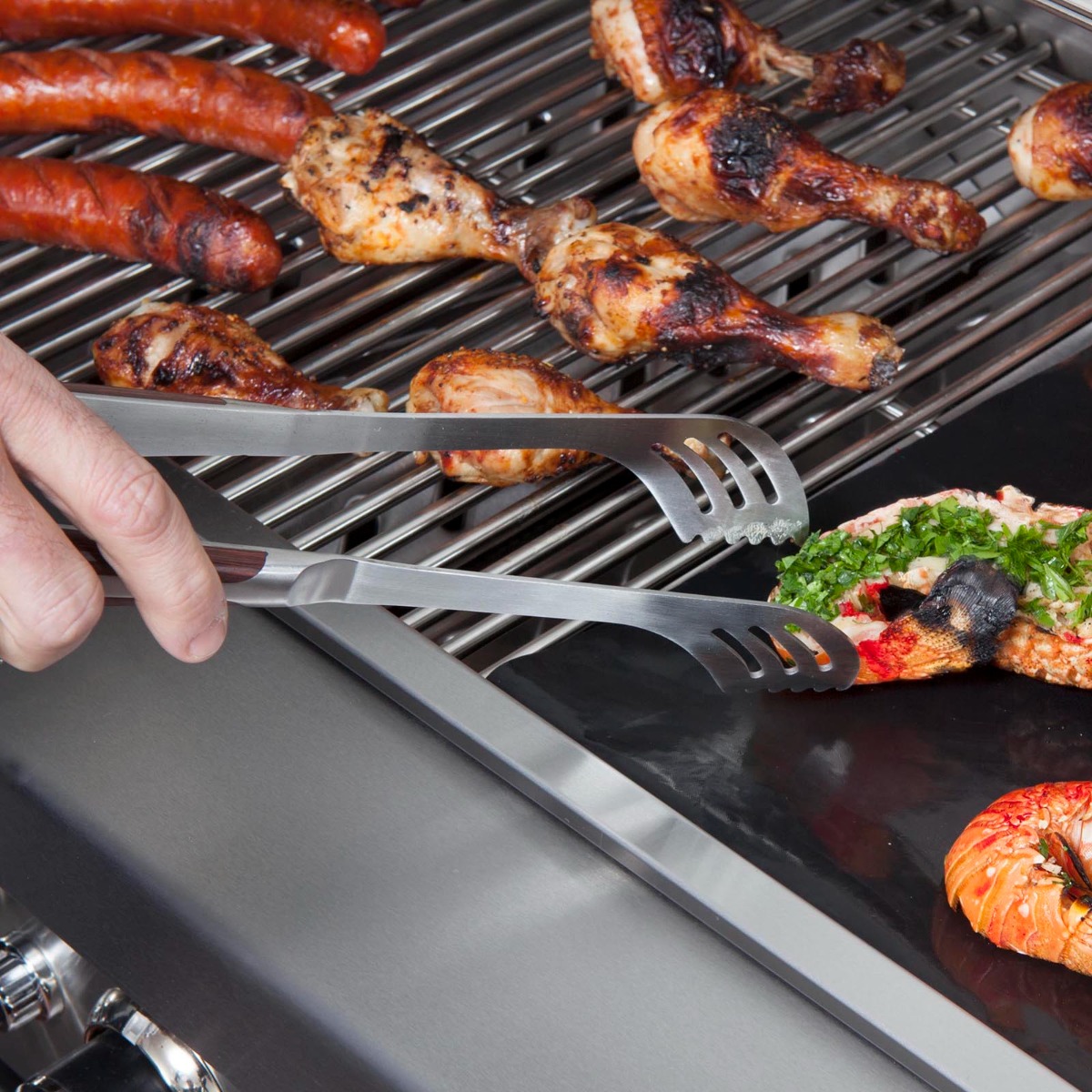 Bbq hot plate liner sale