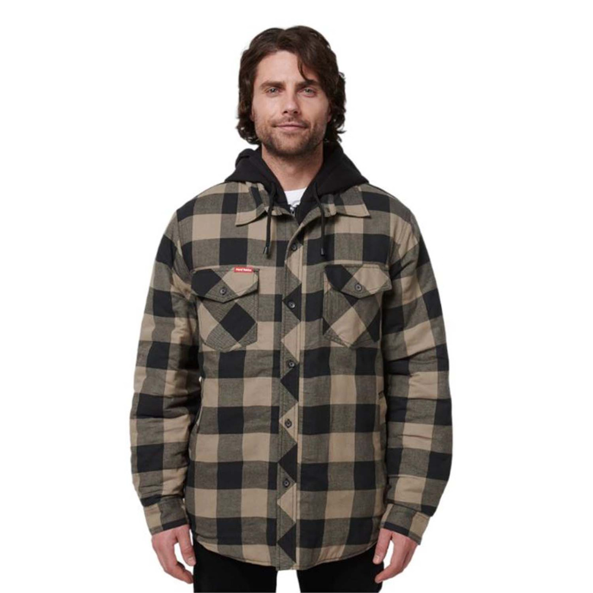 Hard Yakka Quilted Flannel Shacket